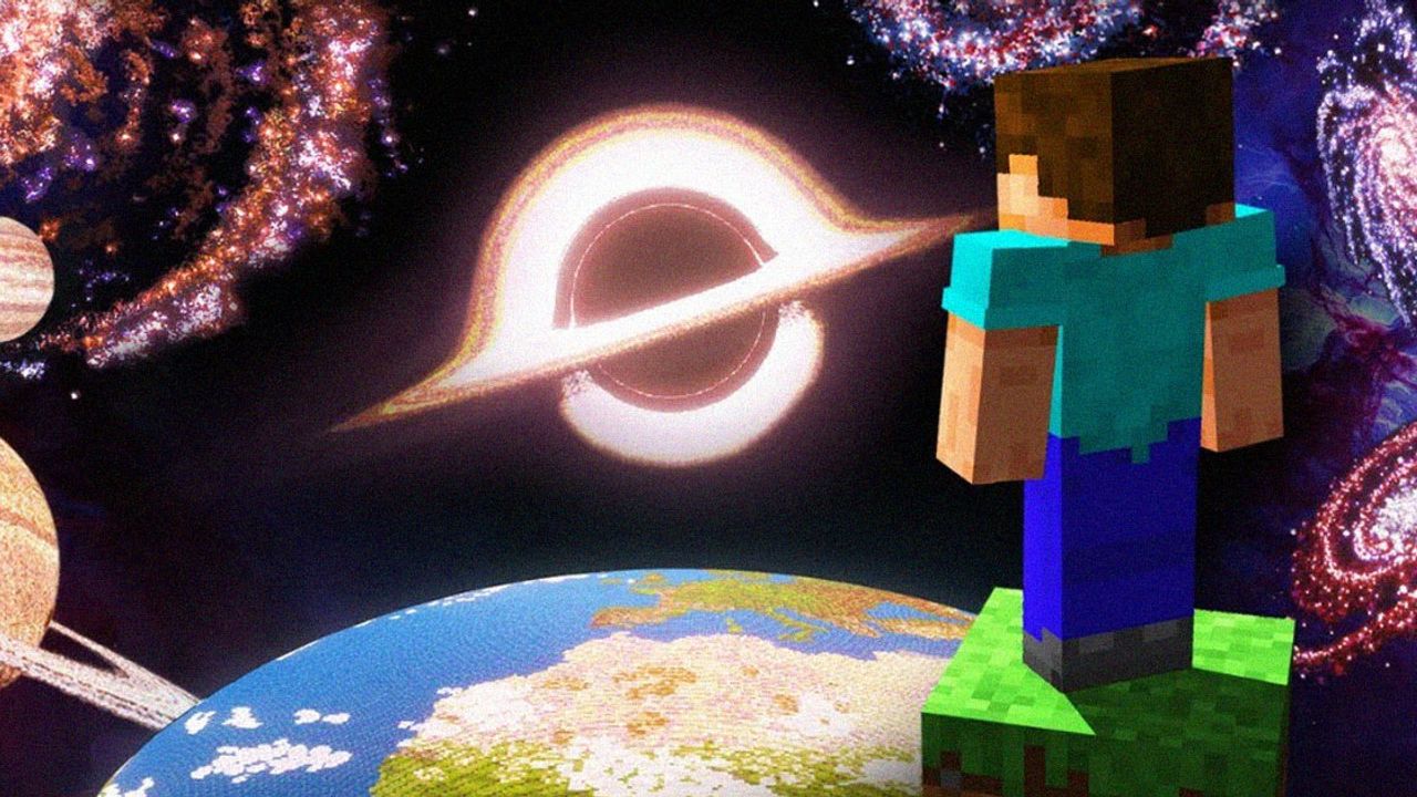 Bir oyuncu Minecraft'ta tüm evreni inşa ediyor - VİDEO