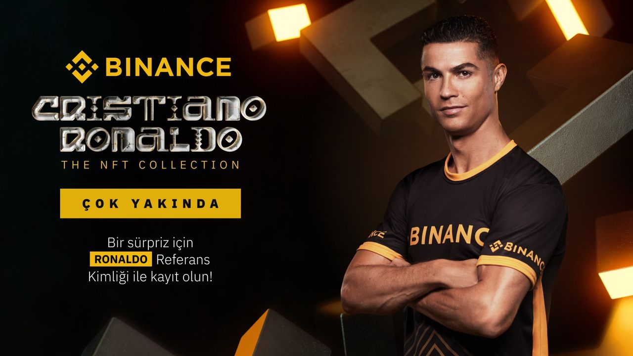 Cristiano Ronaldo, Binance ile ilk NFT koleksiyonunu başlatıyor!