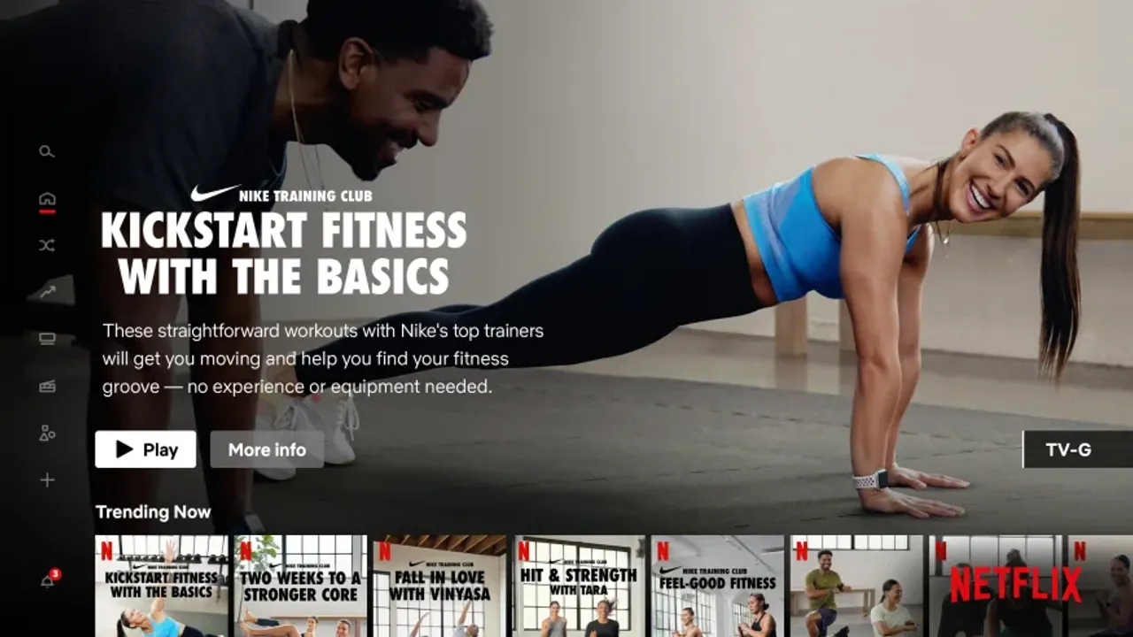 Nike'ın ücretli Training Club videoları Netflix'te ücretsiz olacak!