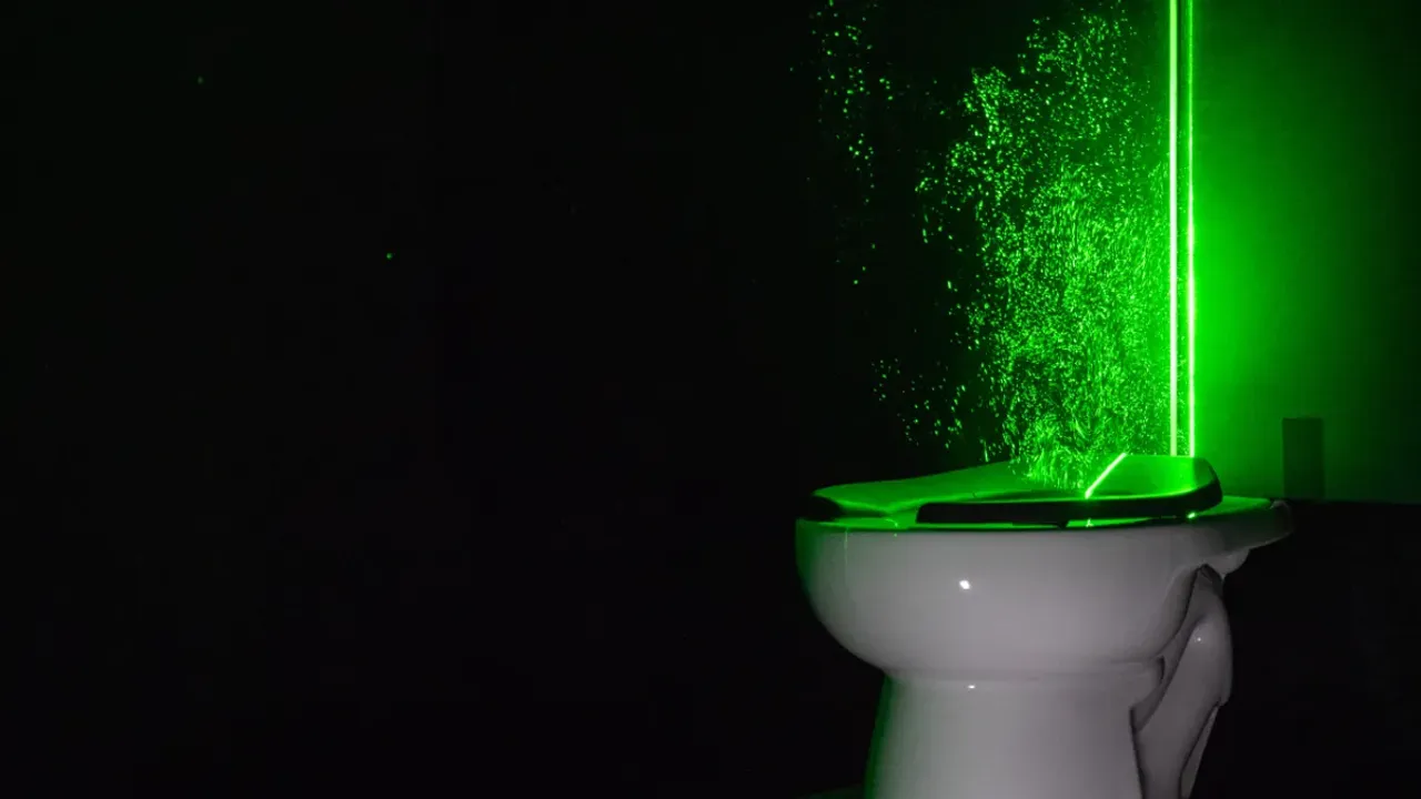 Bu videodan sonra tuvalet sifonunu çekerken iki kez düşüneceksiniz - VİDEO