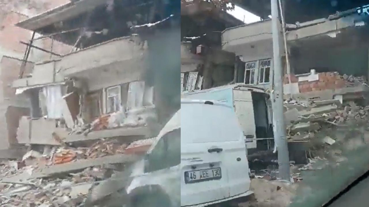 Son depremlerden sonra Kahramanmaraş'ta son durum -VİDEO