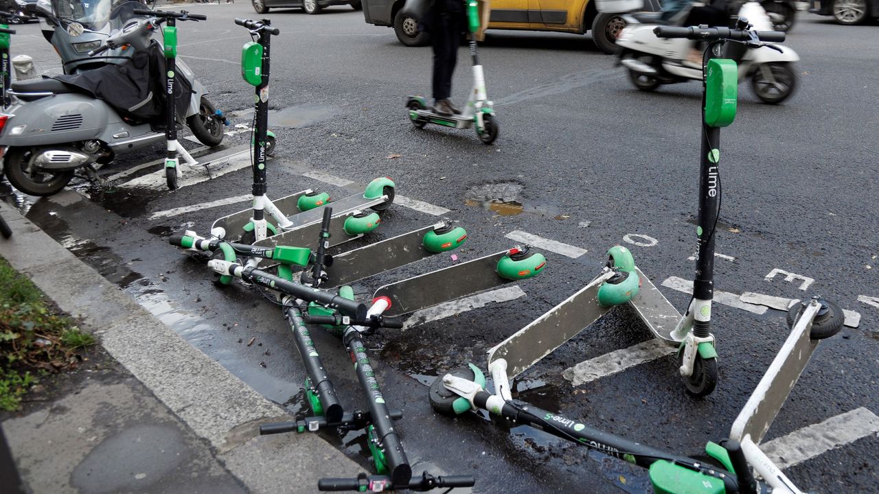 Paris, 'kaldırım mafyası' e-scooter şirketlerin savaş açtı!