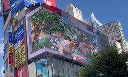 Pokemon Go için yapılan 3 boyutlu reklam panosu görenleri hayran bıraktı - VİDEO