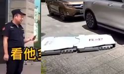 Çin'de yanlış park edilmiş arabaları kaldırmak için robotlar kullanılıyor - VİDEO