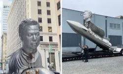 600 bin dolara keçi gövdeli rokete binen Elon Musk heykeli yaptırdılar: Peki neden?