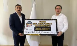 Balın geliri Sason’lu arıcılara dağıtıldı