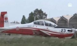 İzmir'de askeri uçak eğitim uçuşu sırasında düştü!