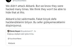 Akbank'a 24 saattir ulaşılamıyor! Hacker grubu Anonymous'tan açıklama