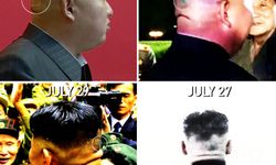 Kim Jong-Un'a ne oldu? Kafasının arkasındaki yeşil işaret ne?