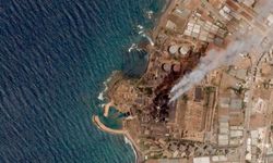 Suriye'deki petrol sızıntısı Akdeniz'i zehirliyor! Uydudan böyle görüntülendi