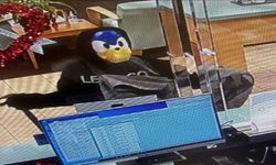 Sonic maskesiyle banka soymaya çalıştı: Olay yerinden koşarak kaçtı...