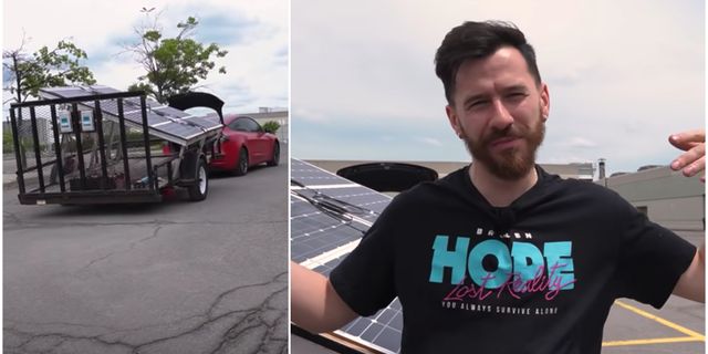 Tesla sahibinden şarj sorununa ‘dahiyane’ çözüm - VİDEO
