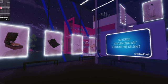 Atatürk'ün kişisel eşyaları metaverse'te sergilenmeye başlandı! Siz de gezebilirsiniz...