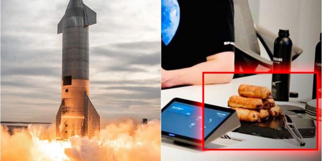 Musk, Mars roketinin ısı kalkanını 'servis tabağı' olarak kullandı