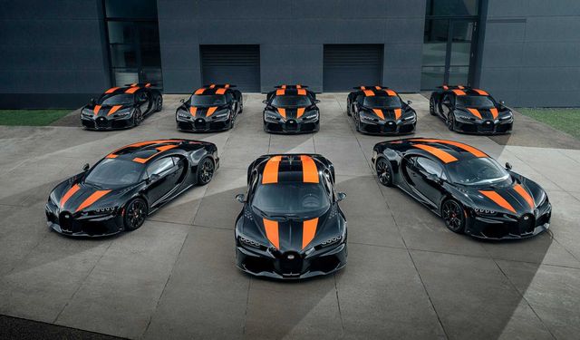 Yeni hız canavarı Bugatti Chiron Super Sport 300+'ın üretimi tamamlandı!