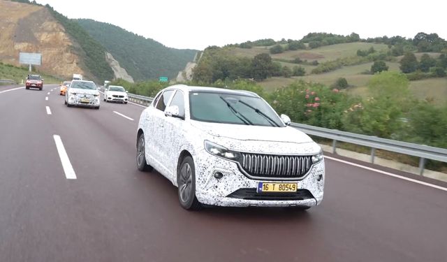 Togg sürüş testinde: Trafiğe çıktı - VİDEO