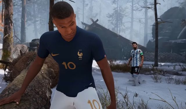 Mbappe, Messi'den intikamını God of War modunda aldı - VİDEO