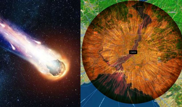 İstanbul'a göktaşı çarparsa ne olur? Kendiniz test edip sonuçları görebilirsiniz!