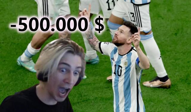 Twitch yayıncısı xQc, Dünya Kupası finalinde 500.000 dolar kaybetti