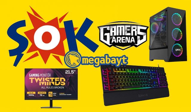 1 Şubat ŞOK aktüel teknoloji ürünleri: Gamers Arena oyuncu kasaları, Twisted Minds monitörler ve daha fazlası