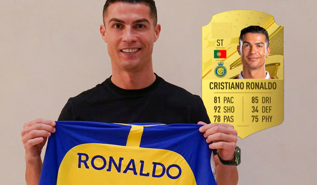 Suudi Arabistan'a giden Ronaldo'nun FIFA 23 puanları düşürüldü