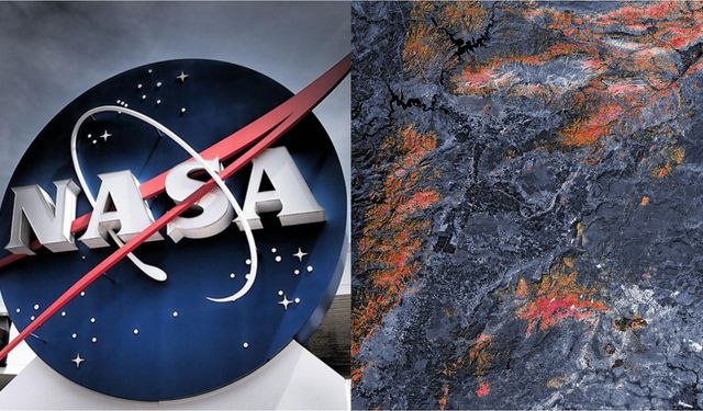 NASA, depremin uzaydan hasar haritasını çıkardı