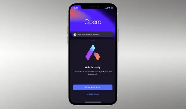Opera'nın yapay zeka asistanı artık iOS'ta!