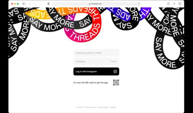 Threads'in web sürümü en sonunda yayınlandı!