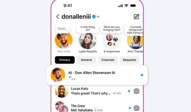 Instagram, ünlülerle konuşabileceğiniz 'taklitçi' yapay zeka özelliğini tanıttı