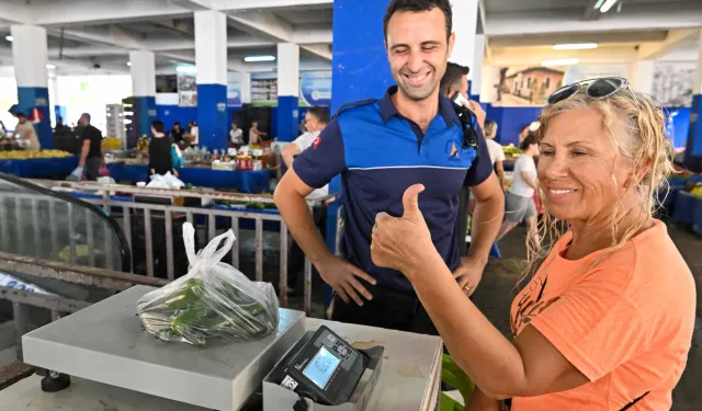 Muratpaşa'da alışveriş, hassas terazi noktalarıyla daha güvenilir