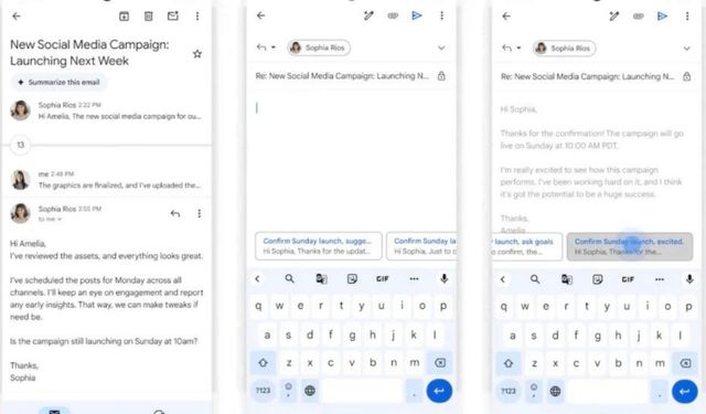 Google, Gmail'e eklenen yeni yapay zeka özelliğini tanıttı!