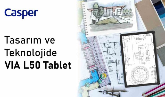 Casper’dan tasarımcılara ve mimarlara kolaylık sağlayan tablet