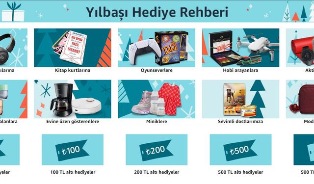 Amazon’dan Yılbaşı İçin Hediye Rehberi!