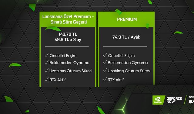 GeForce Now Türkiye fiyatı belli oldu!