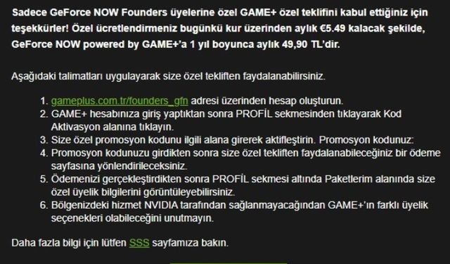 GeForce Now Founders kullanıcılarına kod dağıtımı başladı