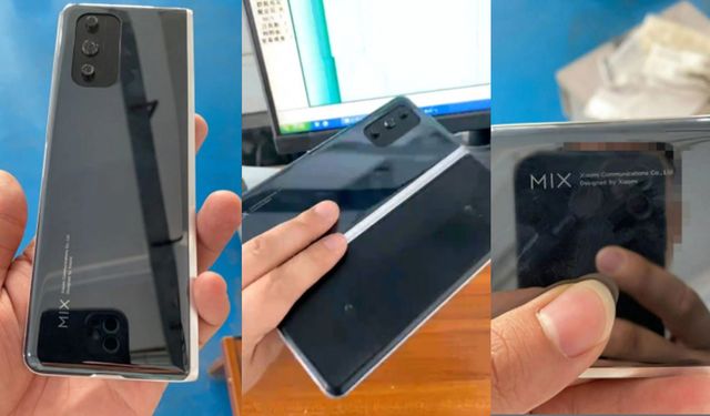 Xiaomi'nin katlanabilir telefonu ortaya çıktı! İşte Xiaomi Mi MIX Fold...