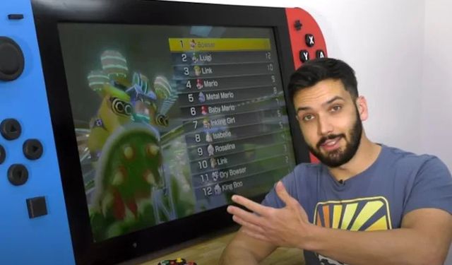 Bir YouTuber, televizyon boyutunda Nintendo Switch yaptı!