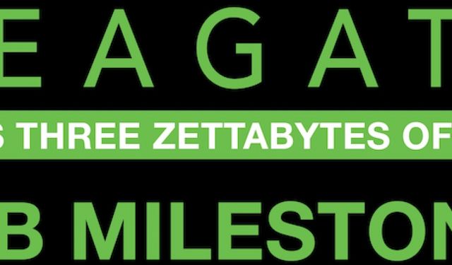 Seagate, piyasaya sürdüğü sabit disklerin toplam hacminin 3 Zettabayt'ı geçtiğini açıkladı!