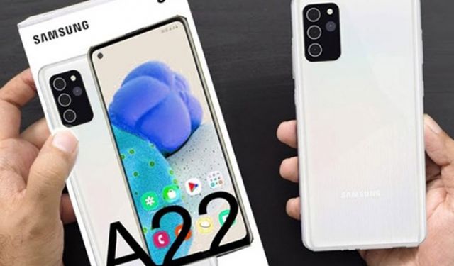 Bütçe dostu yeni Samsung Galaxy A22 5G ve 4G'nin görselleri sızdırıldı!