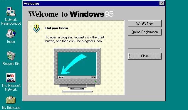 Zahmet oldu ama! Windows 95'ten kalan simgeler sonunda değişiyor