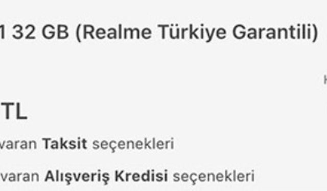 Realme, yerli üretim C21 akıllı telefonunu piyasaya sürdü