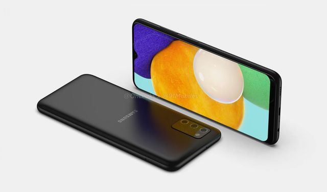 Galaxy A02s'in devam modeli geliyor! İşte Samsung Galaxy A03s'in tasarım ve özellikleri...