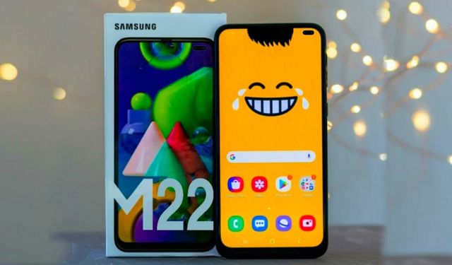 Devasa bataryasıyla Samsung Galaxy M22 ortaya çıktı!