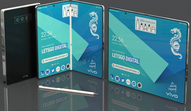 Katlanabilir akıllı telefon pazarına Vivo da katıldı!