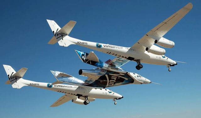 Tarihi uçuş gerçekleşiyor: VSS Unity fırlatılıyor