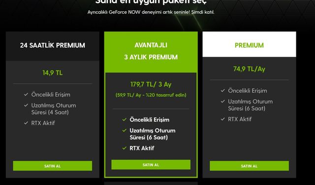 GeForce Now'dan yeni paket: 24 Saatlik Premium