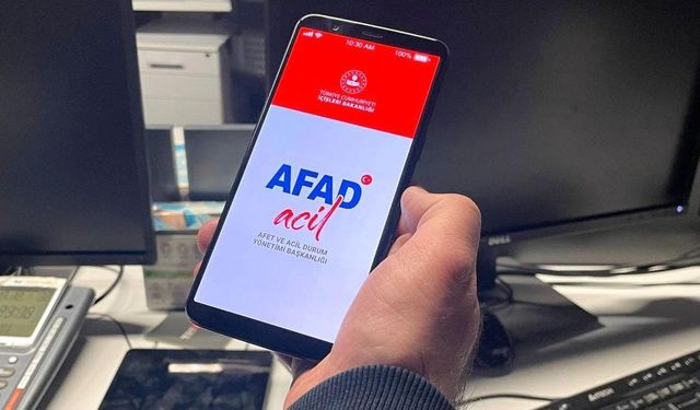 AFAD'dan doğal afetlere karşı 'AFAD Acil' uygulaması