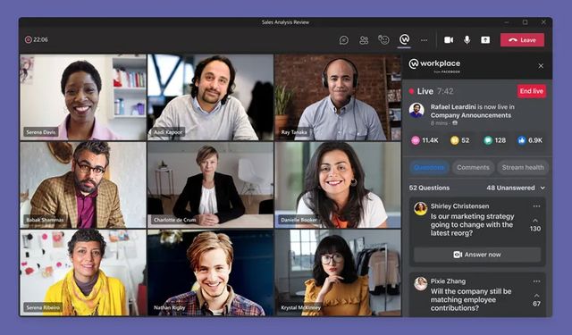 Microsoft Teams ve Facebook Workplace ortaklığı! Metaverse entegresi geliyor...