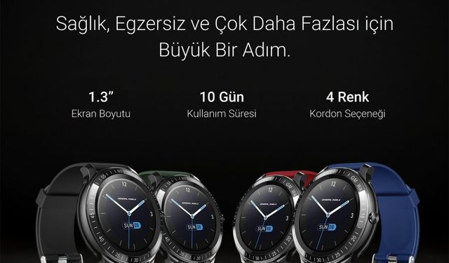 General Mobile GM Watch fiyatı ve özellikleri belli oldu! İşte tüm detaylar...