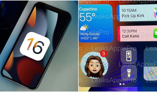 iOS 16'dan ilk ekran görüntüsü sızdırıldı!